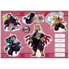 Demon Slayer: Kimetsu no Yaiba Mugen Train Commemorative Book Cover Illustration Acrylic Stand Set Kimetsu Festival Anime 5th Anniversary Commemoration Exclusive Acrylic Stands [USED]