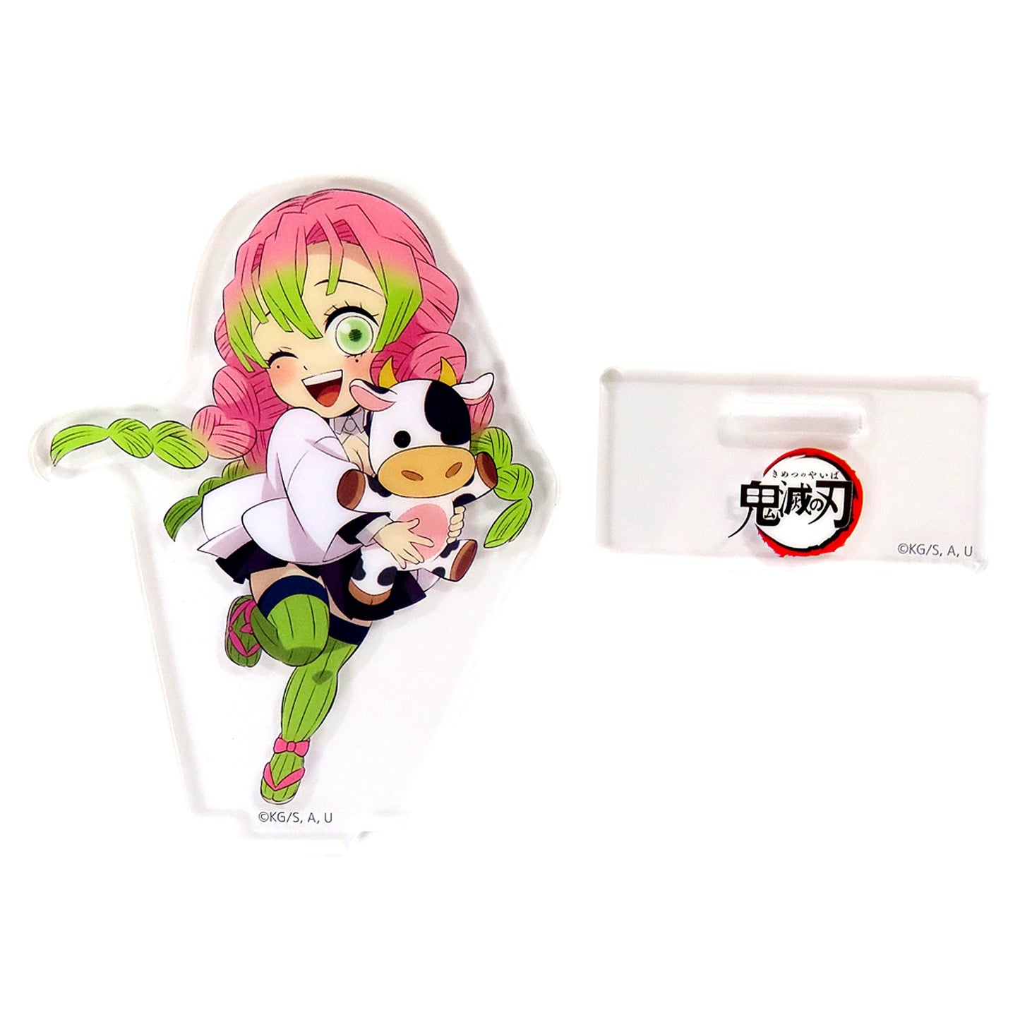 Mitsuri Kanroji Demon Slayer Kimetsu Festival Anime 5th Anniversary Festival Mini Character Collection Cover Illustration Random Acrylic Stand [USED]