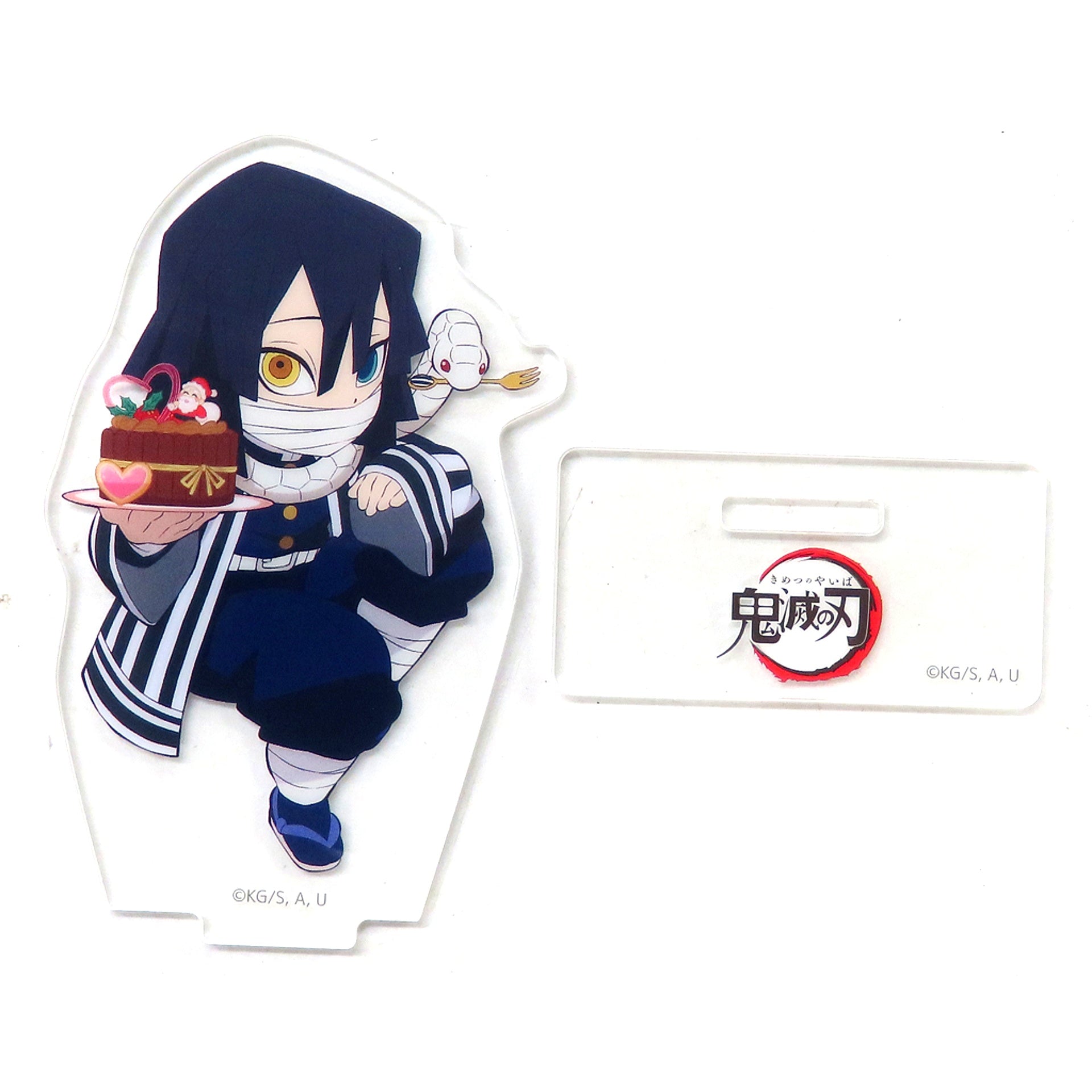 Obanai Iguro Demon Slayer: Kimetsu no Yaiba Kimetsu Festival Anime 5th Anniversary Festival Mini Character Collection Cover Illustration Random Acrylic Stand [USED]