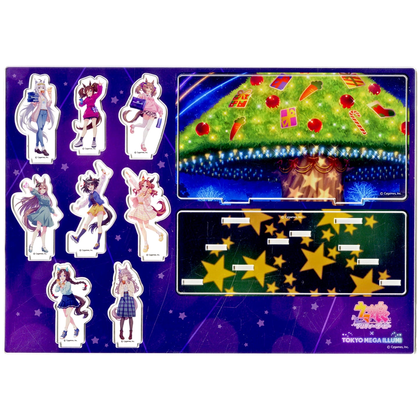 Group Umamusume Pretty Derby Group Acrylic Diorama Tokyo Mega Illumi 2023 Collaboration Version [USED]