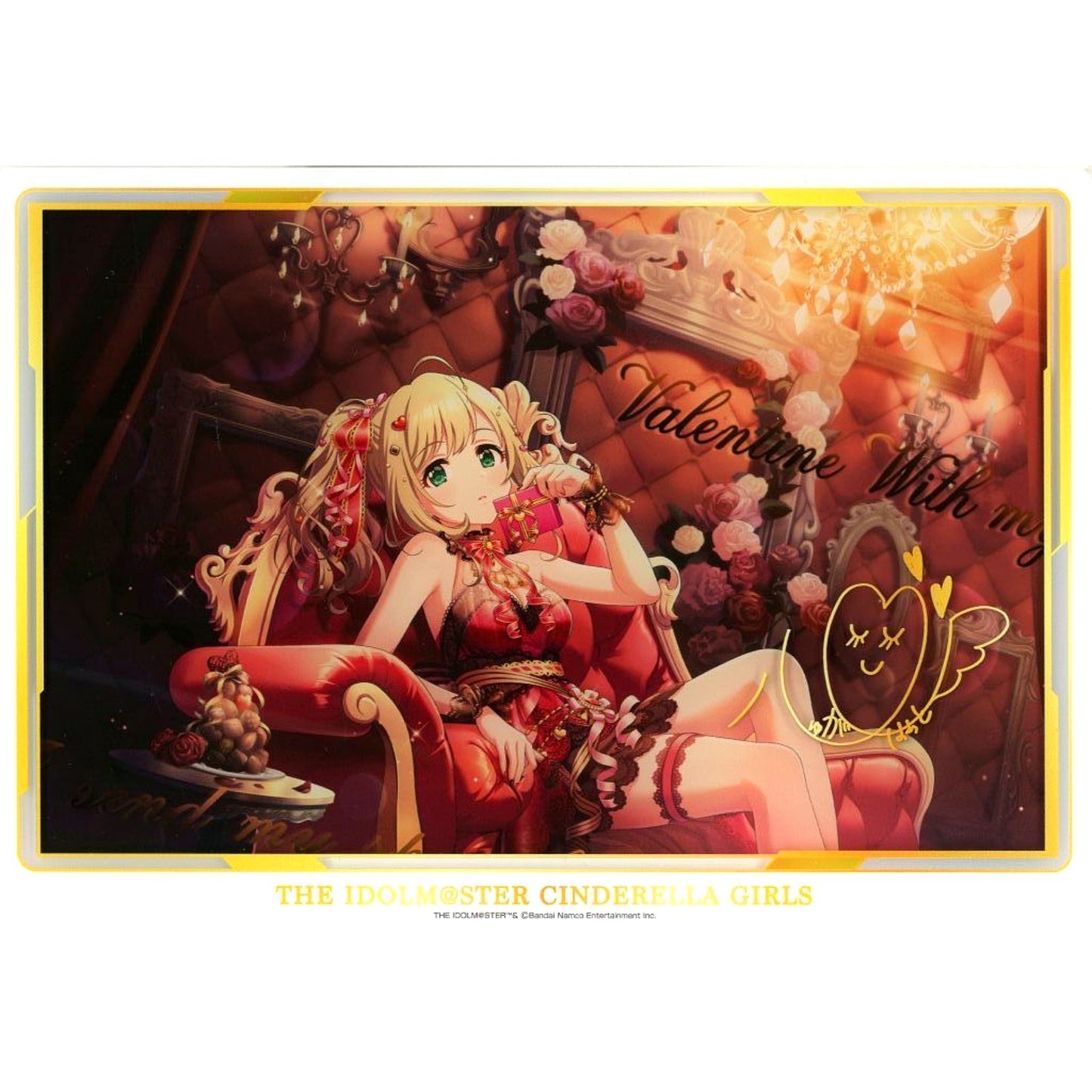Shin Sato Luxury Heart SS Rare THE IDOLM@STER CINDERELLA GIRLS Acrylic Stand Official Shop CINDERELLA GIRLS Lottery Kuji Prize A [USED]