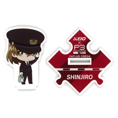 Keio Railway x Persona 3 Reload Shinjiro Aragaki Trading Tsunagaru Acrylic Stand Acrylic Stands [USED]