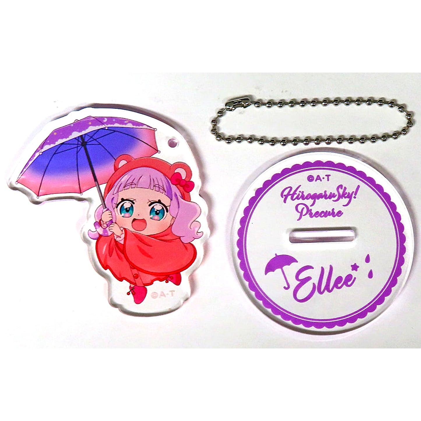 Princess Elle Soaring Sky! Precure Acrylic Stand Mizutamari Step Pretty Store Limited [USED]