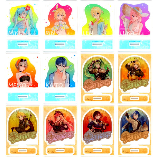 Set of 12 COCOLLABO x piapro 39Culture2024 WORLD & FES Acrylic Stand Speed Kuji Acrylic Stand Prize [USED]