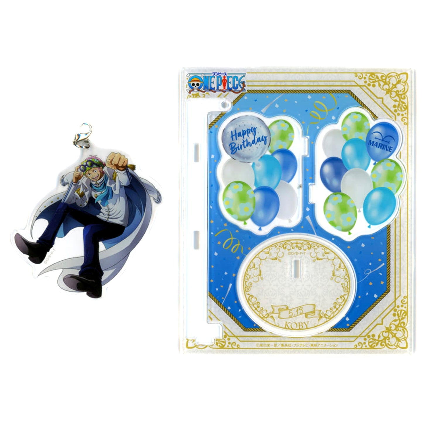 Koby One Piece Birthday YuraYura Acrylic Stand 2023 Mugiwara Store Exclusive [USED]