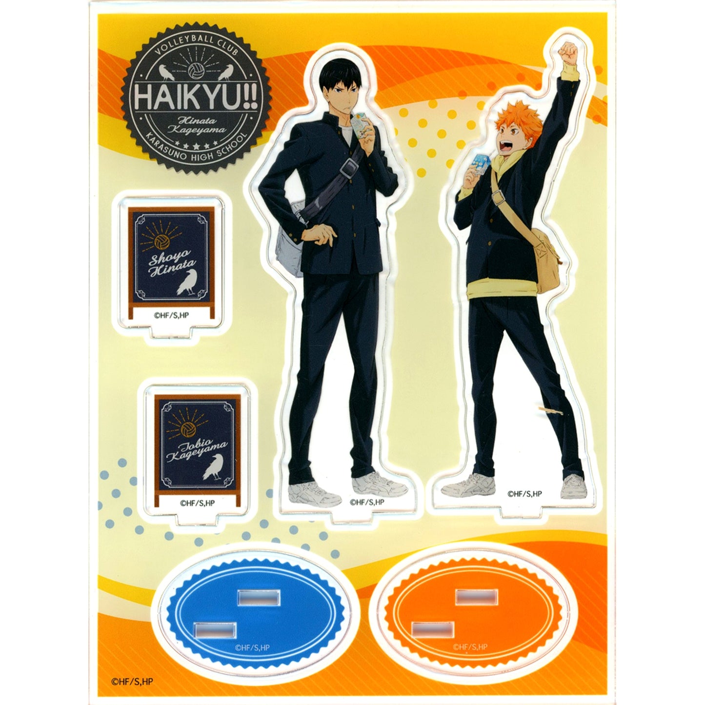 A. Hinata & Kageyama Acrylic Stand - Resale Edition Haikyu!! [USED]