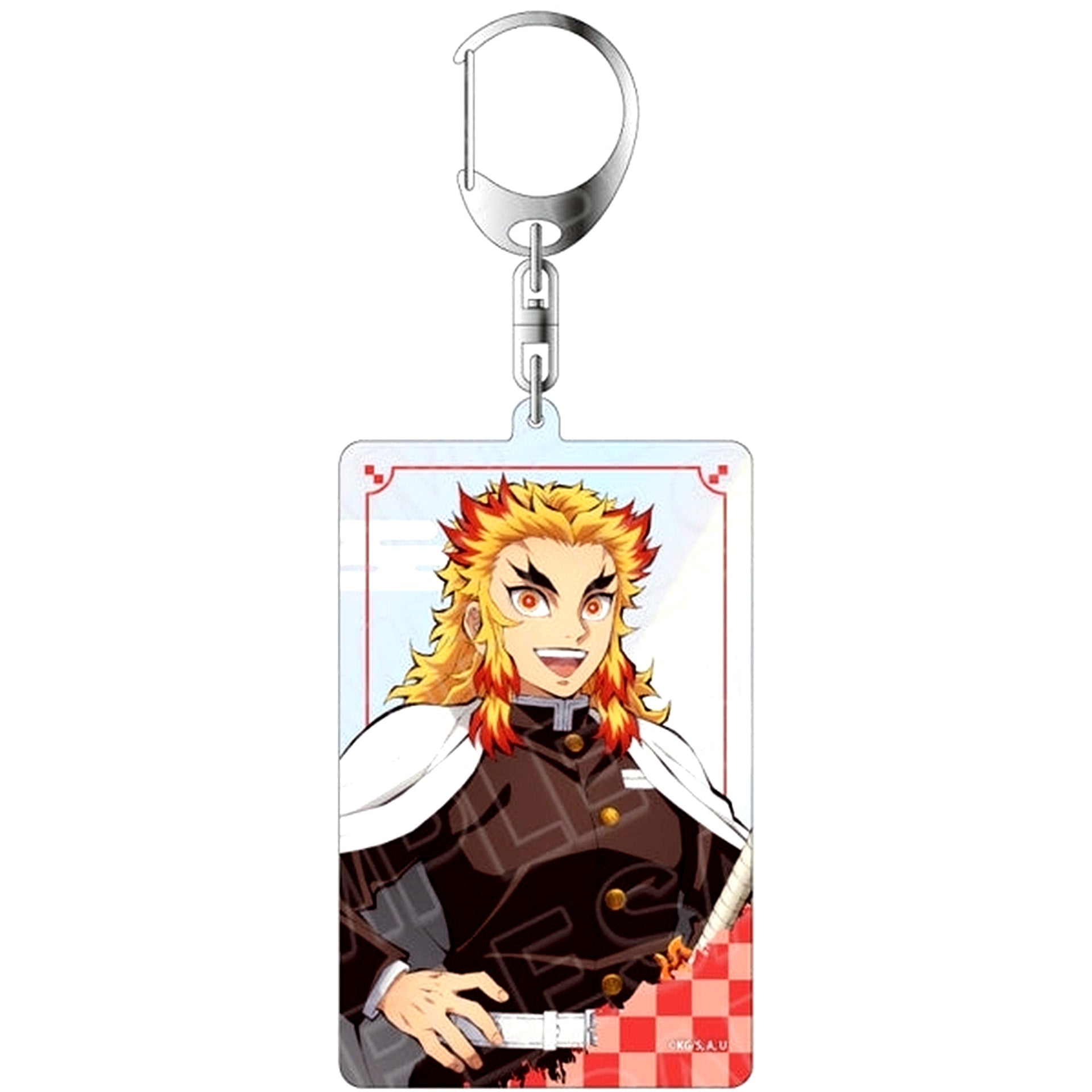 Kyojuro Rengoku Standing Ver. Demon Slayer Aurora Acrylic Keychain [USED]