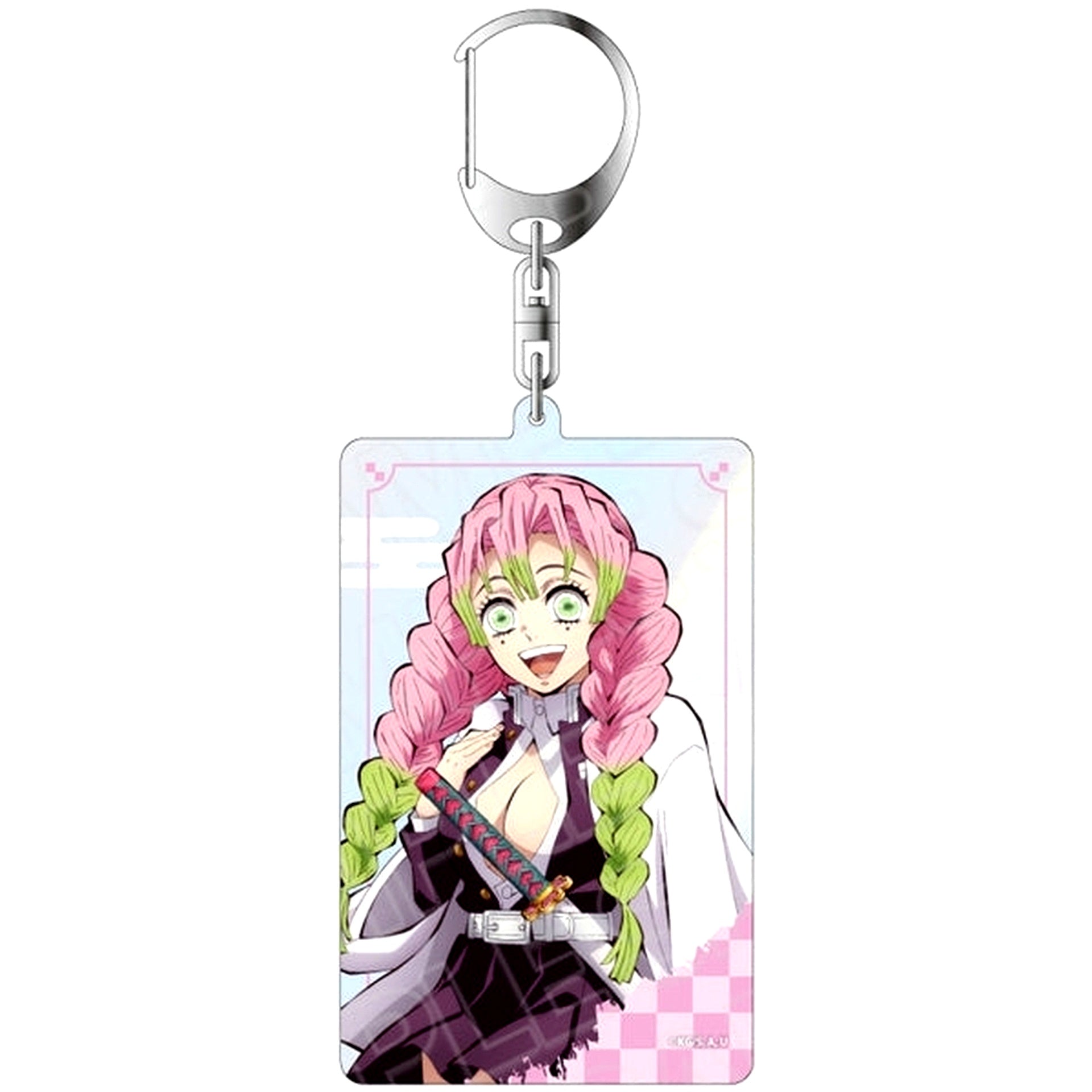 Mitsuri Kanroji Demon Slayer: Kimetsu no Yaiba Standing Pose Ver Aurora Acrylic Keychain [USED]