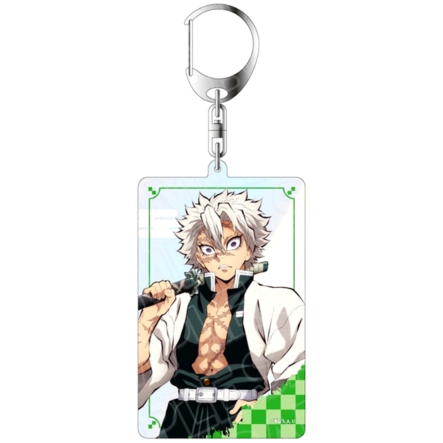 Sanemi Shinazugawa Demon Slayer: Kimetsu no Yaiba Standing Pose Ver Aurora Acrylic Keychain [USED]