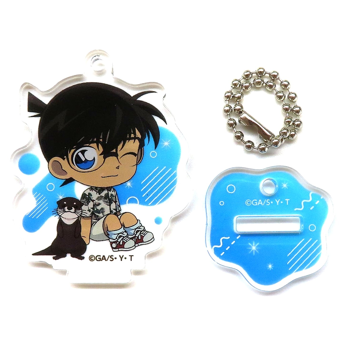 Conan Edogawa Detective Conan Silver Sky City Trading Acrylic Stand Keychain Sunshine Aquarium Ltd [USED]