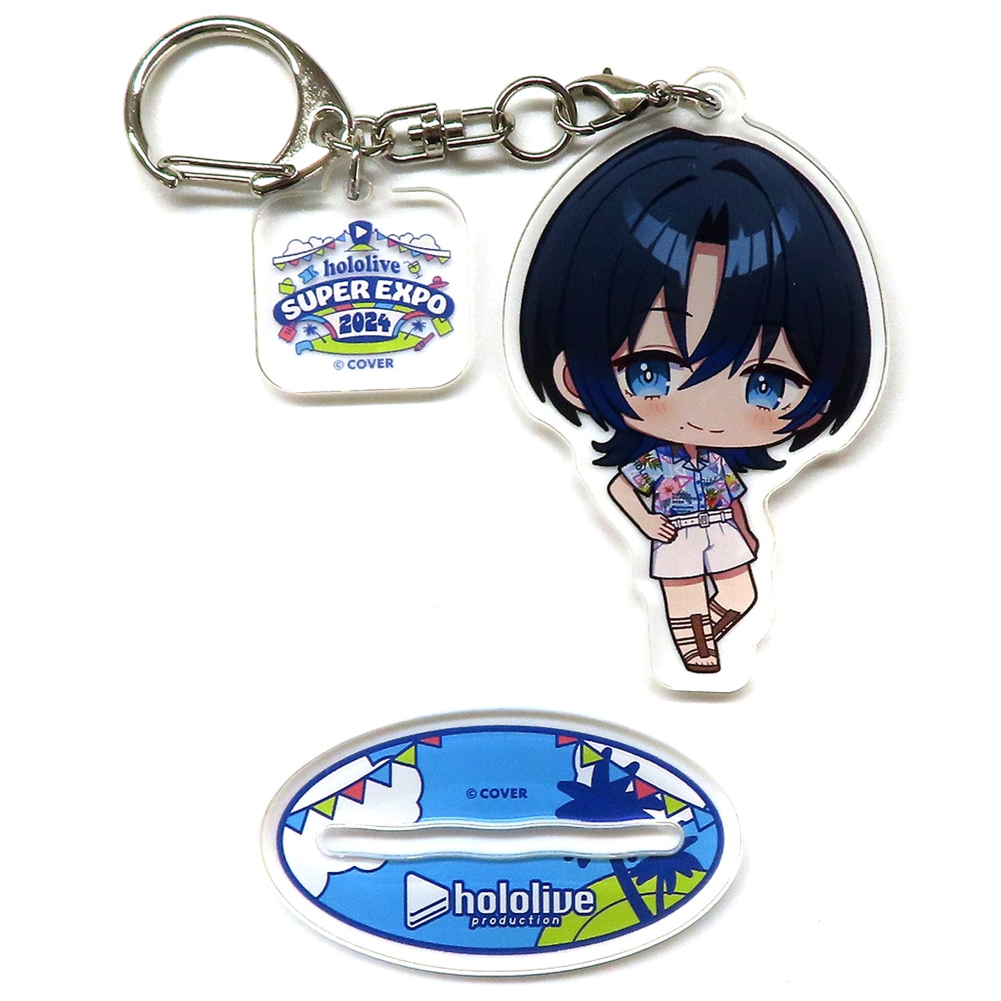 Hiodoshi Ao Virtual YouTuber Hololive Mini Character Acrylic Stand Keychain hololive SUPER EXPO 2024 [USED]