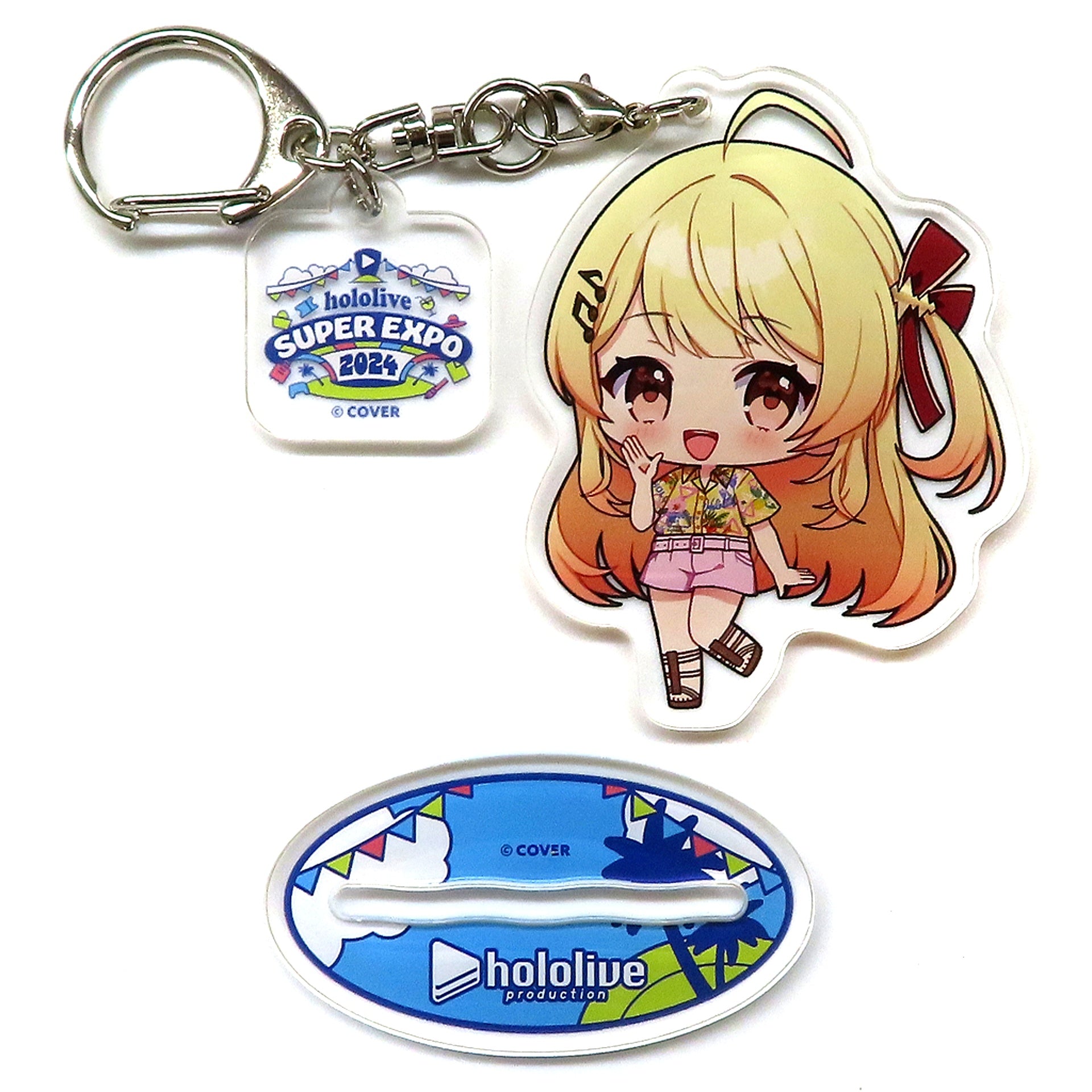 Otonose Kanade Mini Character Virtual YouTuber Hololive SUPER EXPO 2024 Acrylic Stand Keychain [USED]