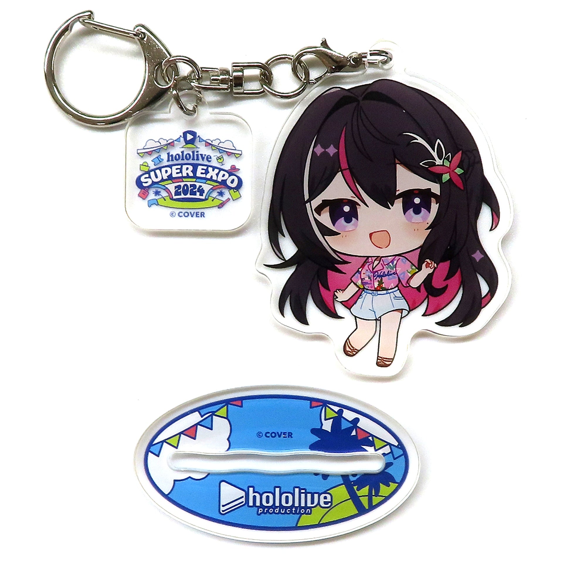 AZKi Virtual YouTuber Hololive Mini Character Acrylic Stand Keychain hololive SUPER EXPO 2024 [USED]