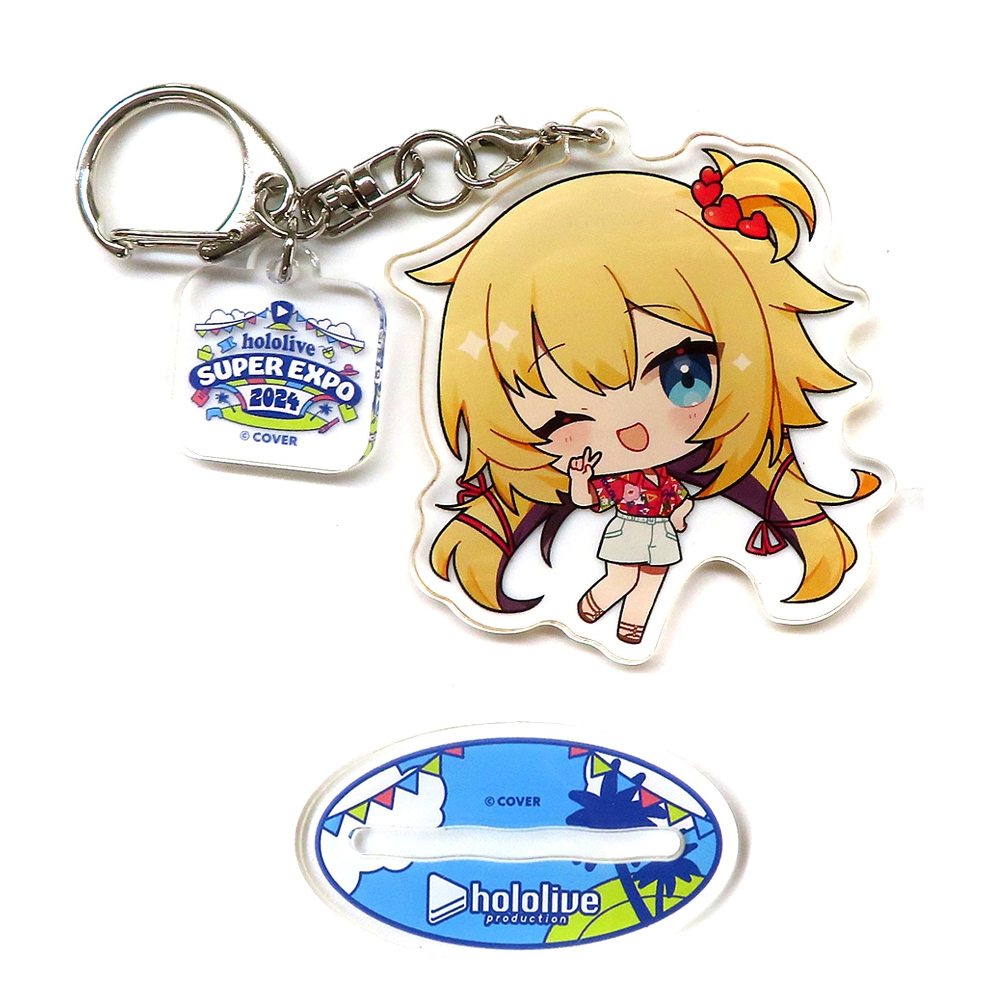 Akai Haato hololive Mini Chara Acrylic Stand Keychain hololive SUPER EXPO 2024 [USED]