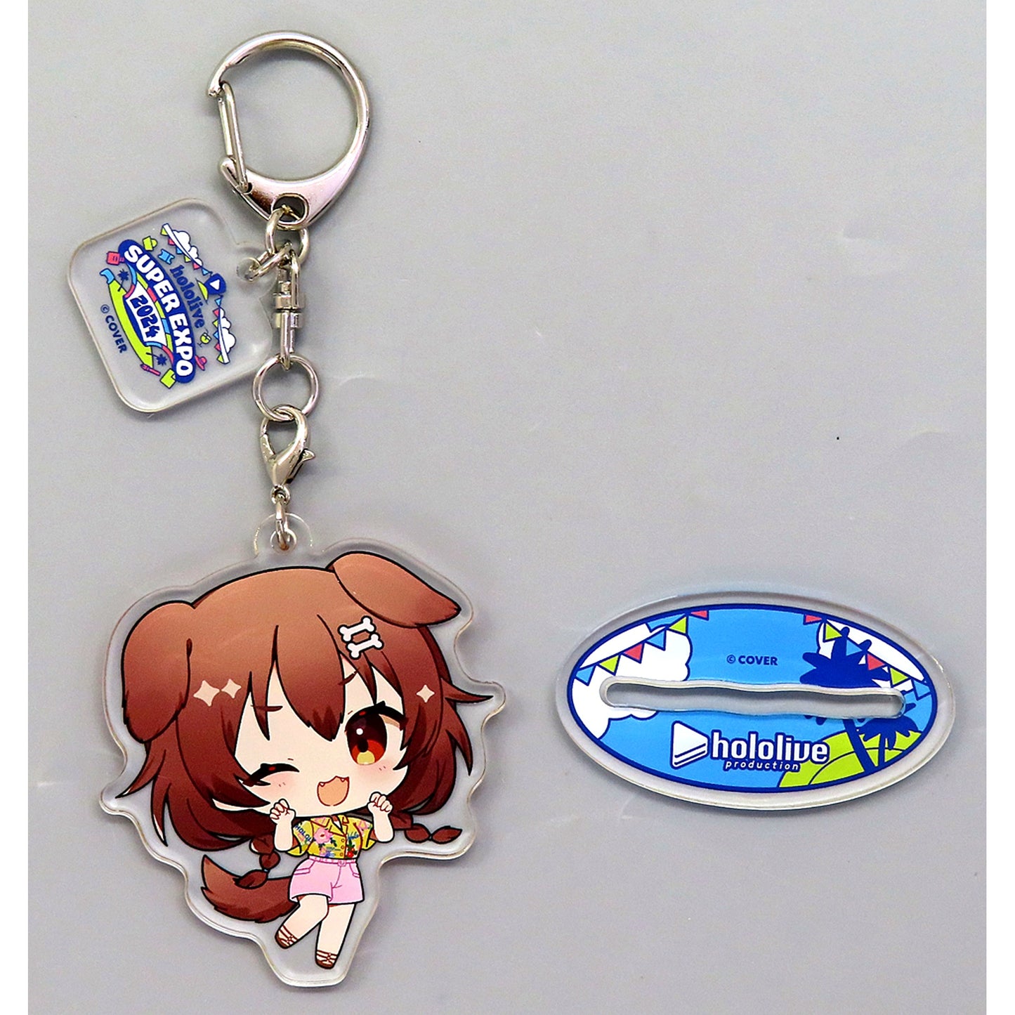 Inugami Korone hololive Mini Chara Acrylic Stand Keychain hololive SUPER EXPO 2024 [USED]
