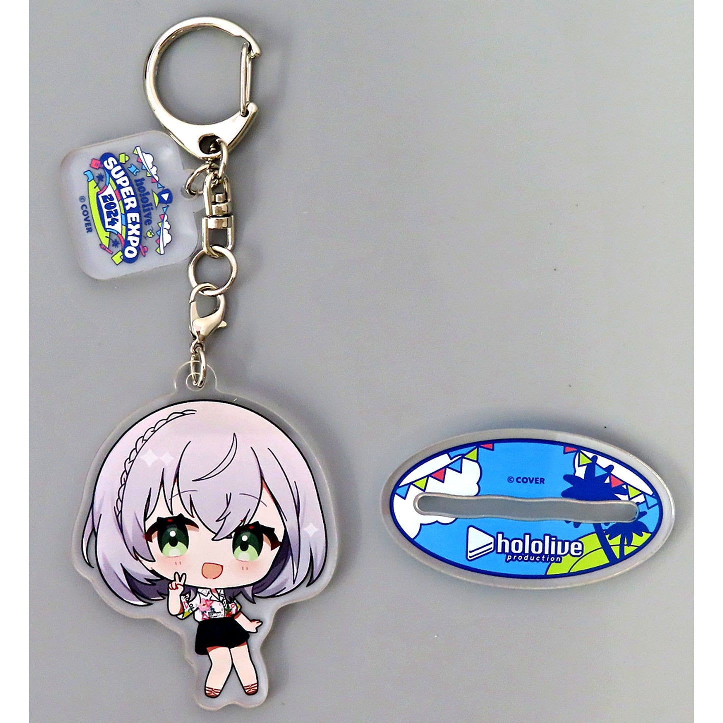 Shirogane Noel Hololive Mini Character Acrylic Stand Keychain hololive SUPER EXPO 2024 [USED]