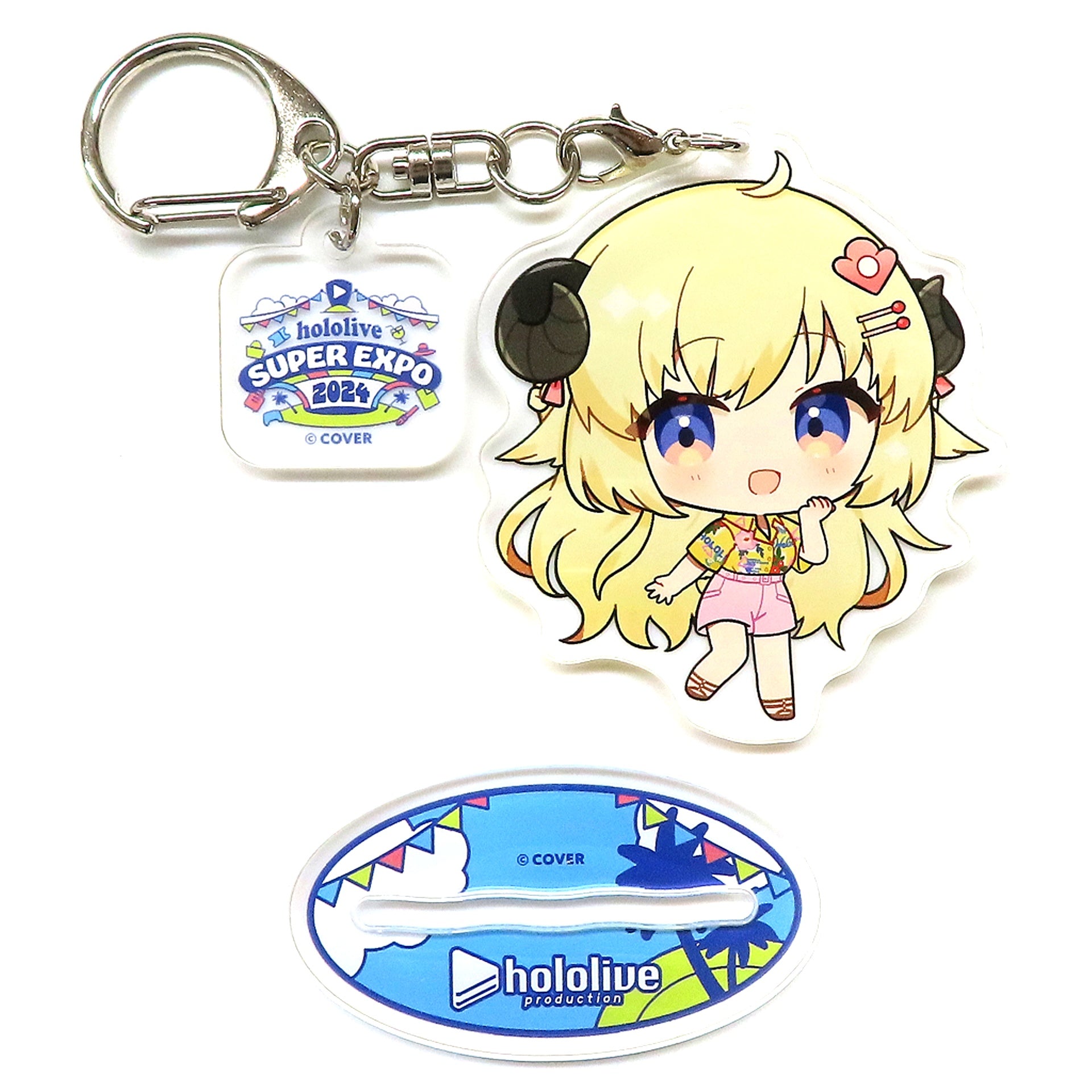 Tsunomaki Watame hololive Mini Chara Acrylic Stand Keychain hololive SUPER EXPO 2024 [USED]