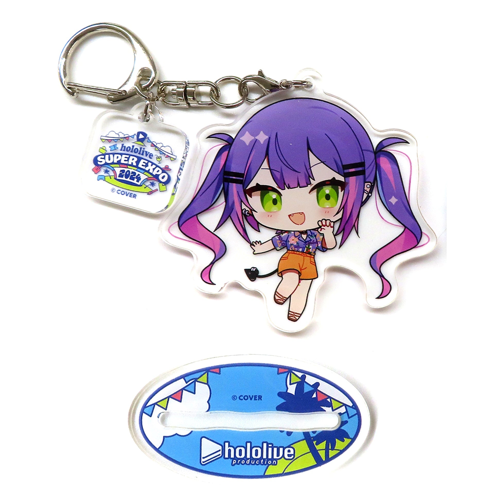 Tokoyami Towa hololive Mini Chara Acrylic Stand Keychain hololive SUPER EXPO 2024 [USED]
