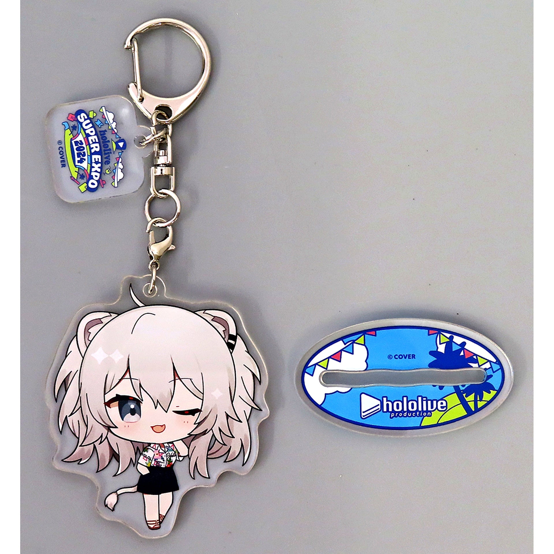 Shishiro Botan Mini Character Acrylic Stand Keychain Virtual YouTuber Hololive SUPER EXPO 2024 [USED]