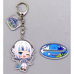 Gawr Gura Mini Character Acrylic Stand Keychain Virtual YouTuber hololive SUPER EXPO 2024 [USED]