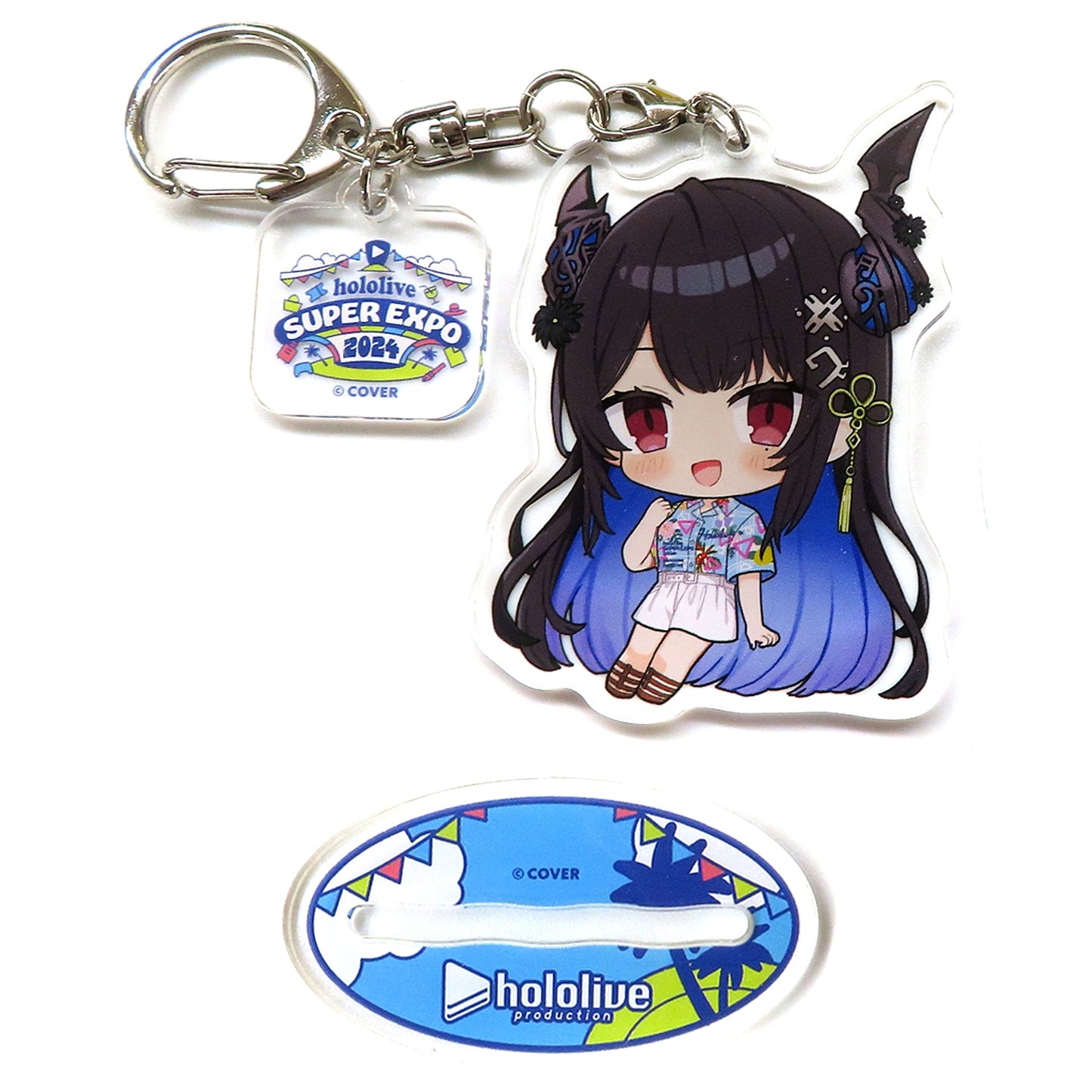 Nerissa Ravencroft hololive Mini Chara Acrylic Stand Keychain hololive SUPER EXPO 2024 [USED]