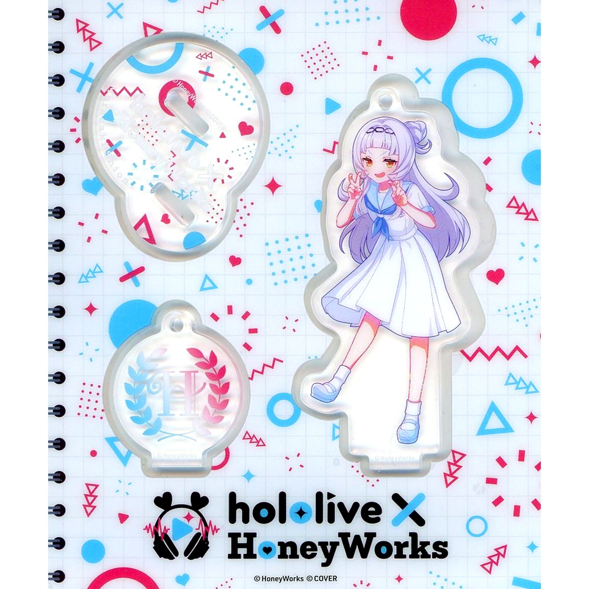 Murasaki Shion Holohani-gaoka High School VTuber Hololive x HoneyWorks Acrylic Stand [USED]