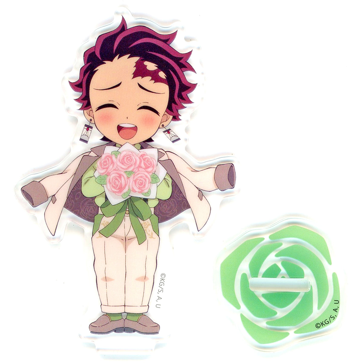 Tanjiro Kamado Random Acrylic Stand A Demon Slayer x ufotable Cafe Machi Asobi Cafe White Day Event 2024 [USED]