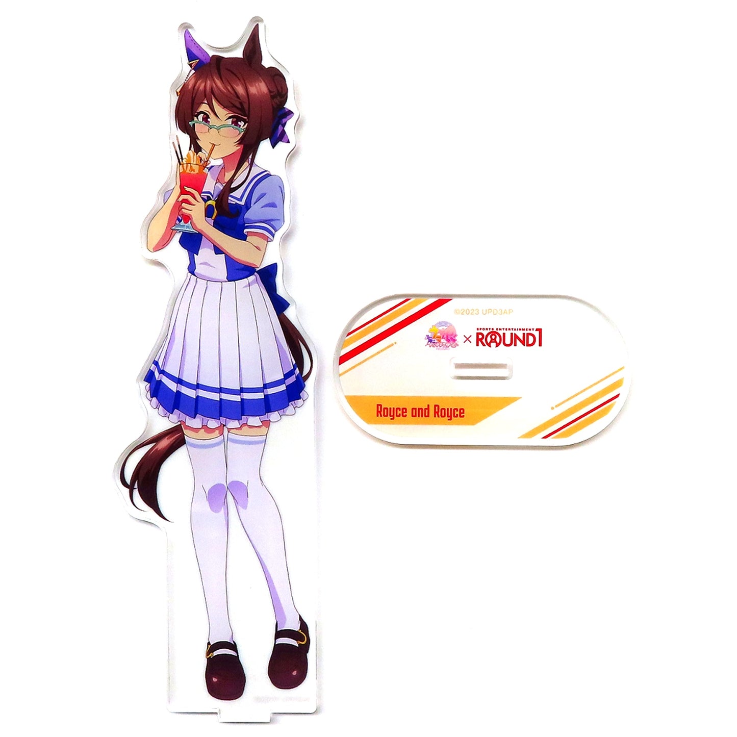 Royce and Royce BIG Acrylic Stand Umamusume: Pretty Derby Season 3 x ROUND1 [USED]
