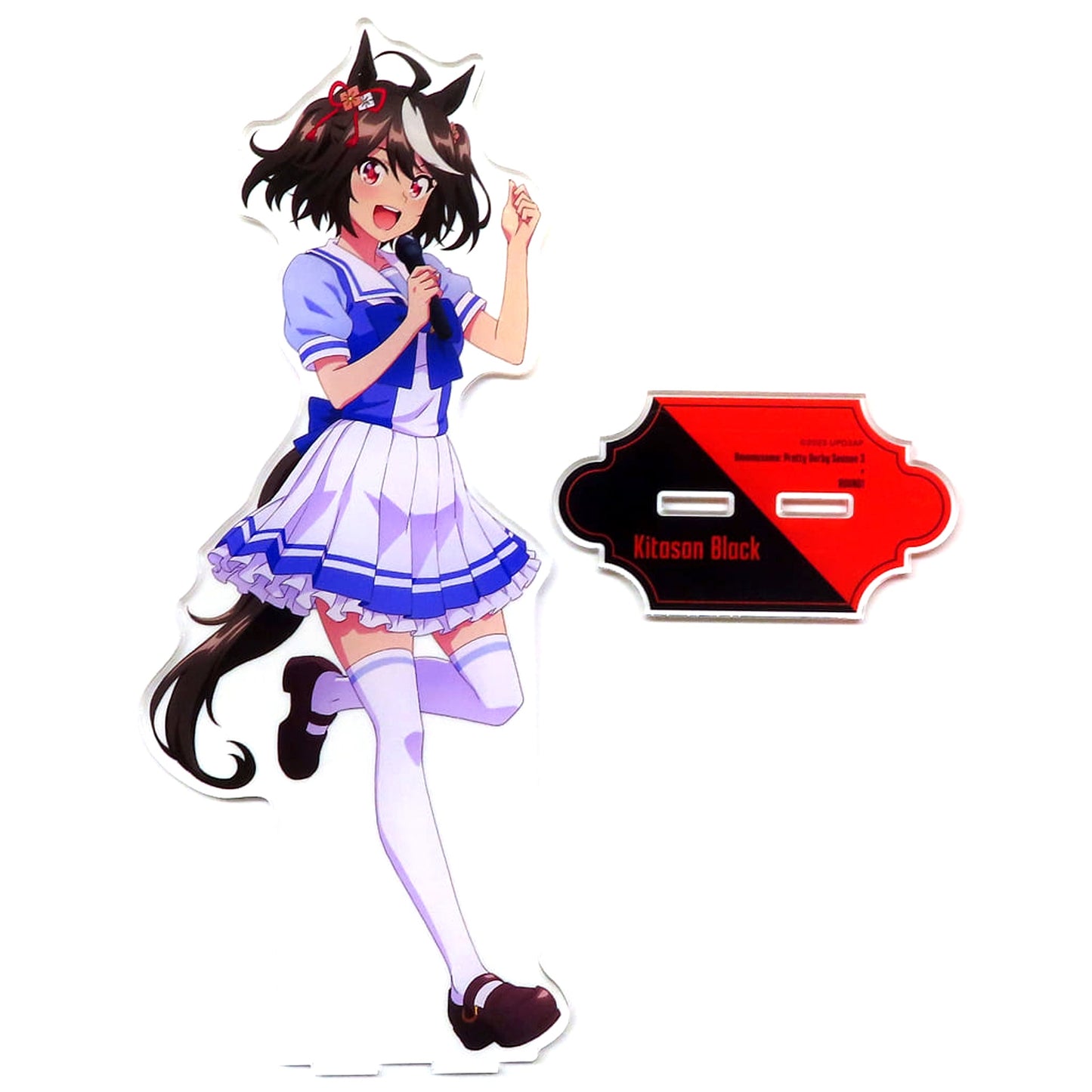 Kitasan Black Uma Musume Pretty Derby Extra Large Acrylic Stand Season 3 x ROUND1 [USED]