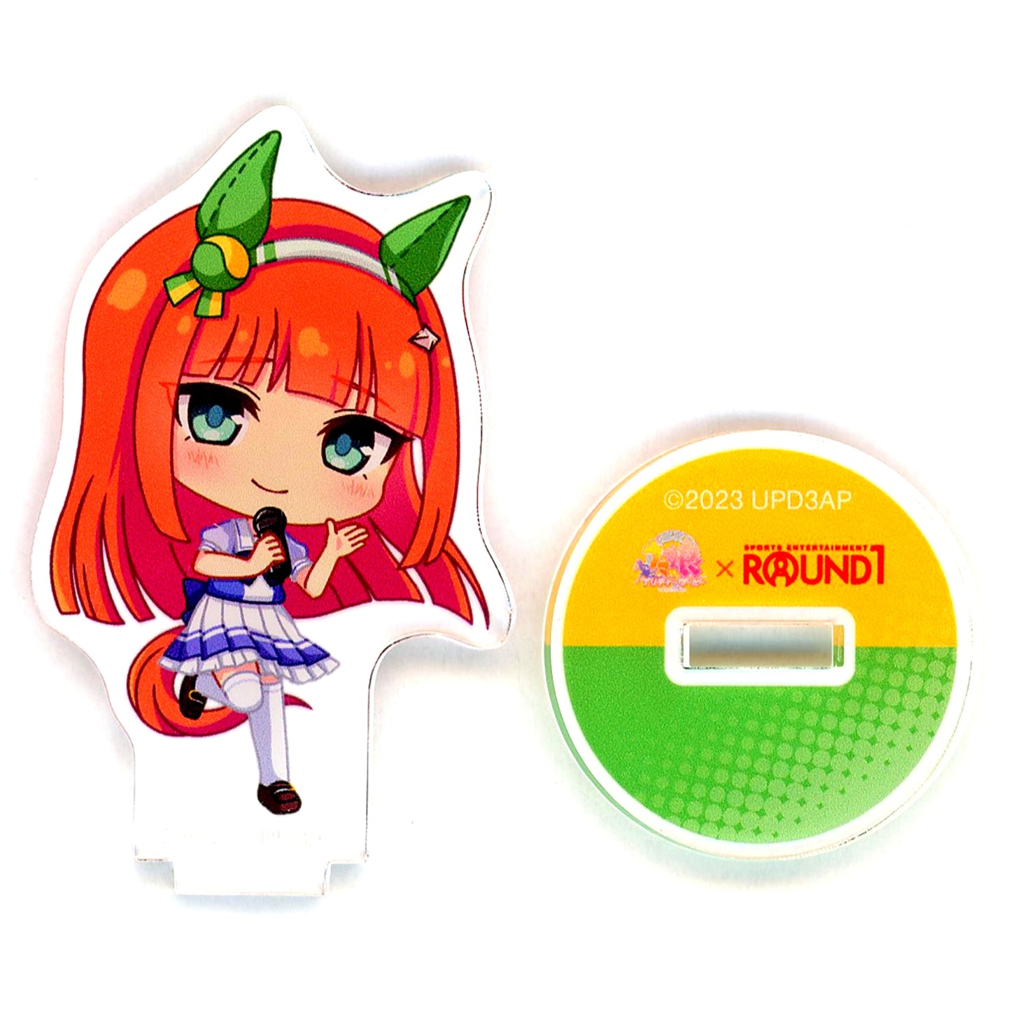 Silence Suzuka Umamusume: Pretty Derby Season 3 x ROUND1 Chibi Character Trading Acrylic Stand [USED]