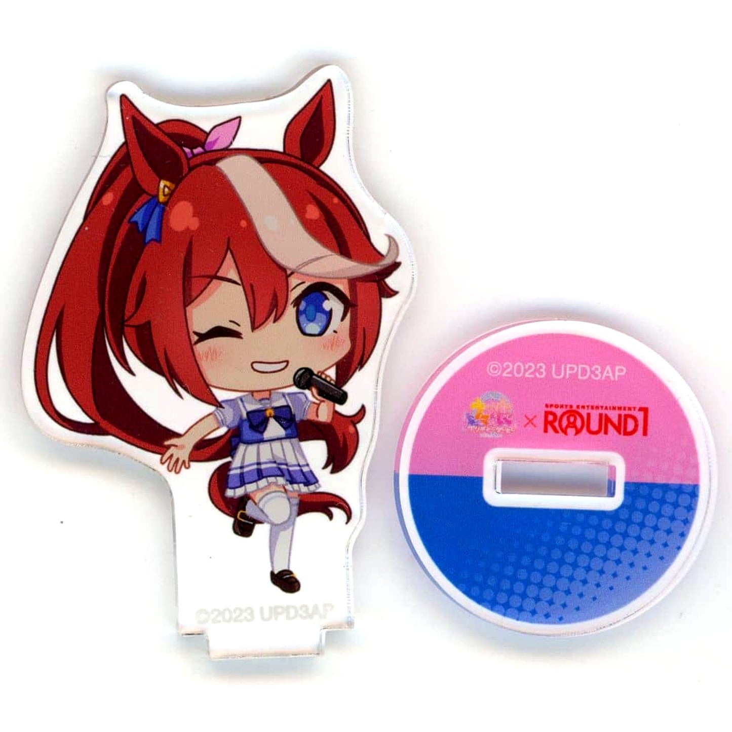 Tokai Teio Uma Musume: Pretty Derby Season 3 x ROUND1 Chibi Trading Acrylic Stand [USED]