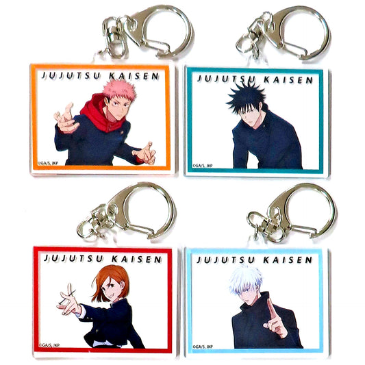 Set of 4 MAPPA TSUTAYA Jujutsu Kaisen Shibuya Incident Acrylic Keychain [USED]