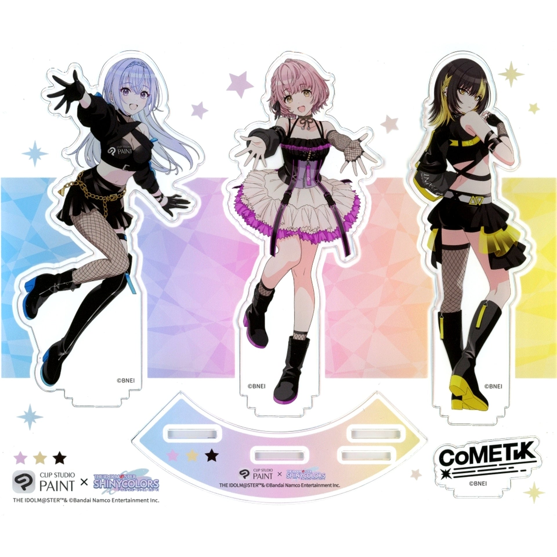 CoMETIK THE IDOLM@STER SHINY COLORS Special Acrylic Figure CLIP STUDIO PAINT PRO Ver.2.0 Collab Limited Package Included [USED]