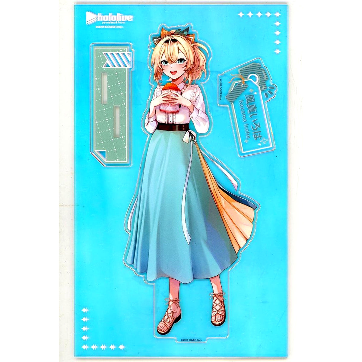 Kazama Iroha VTuber Hololive hololive production FANFANS CAFE Collaboration Cafe Taiwan Limited Acrylic Stand [USED]