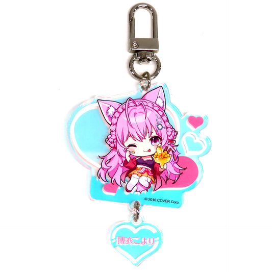 Hakui Koyori Hololive production FANFANS CAFE Collab Cafe Random Keychain Taiwan Ltd [USED]