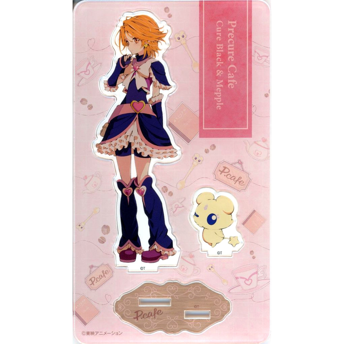 Cure Black Futari wa Precure Max Heart Acrylic Stand [USED]