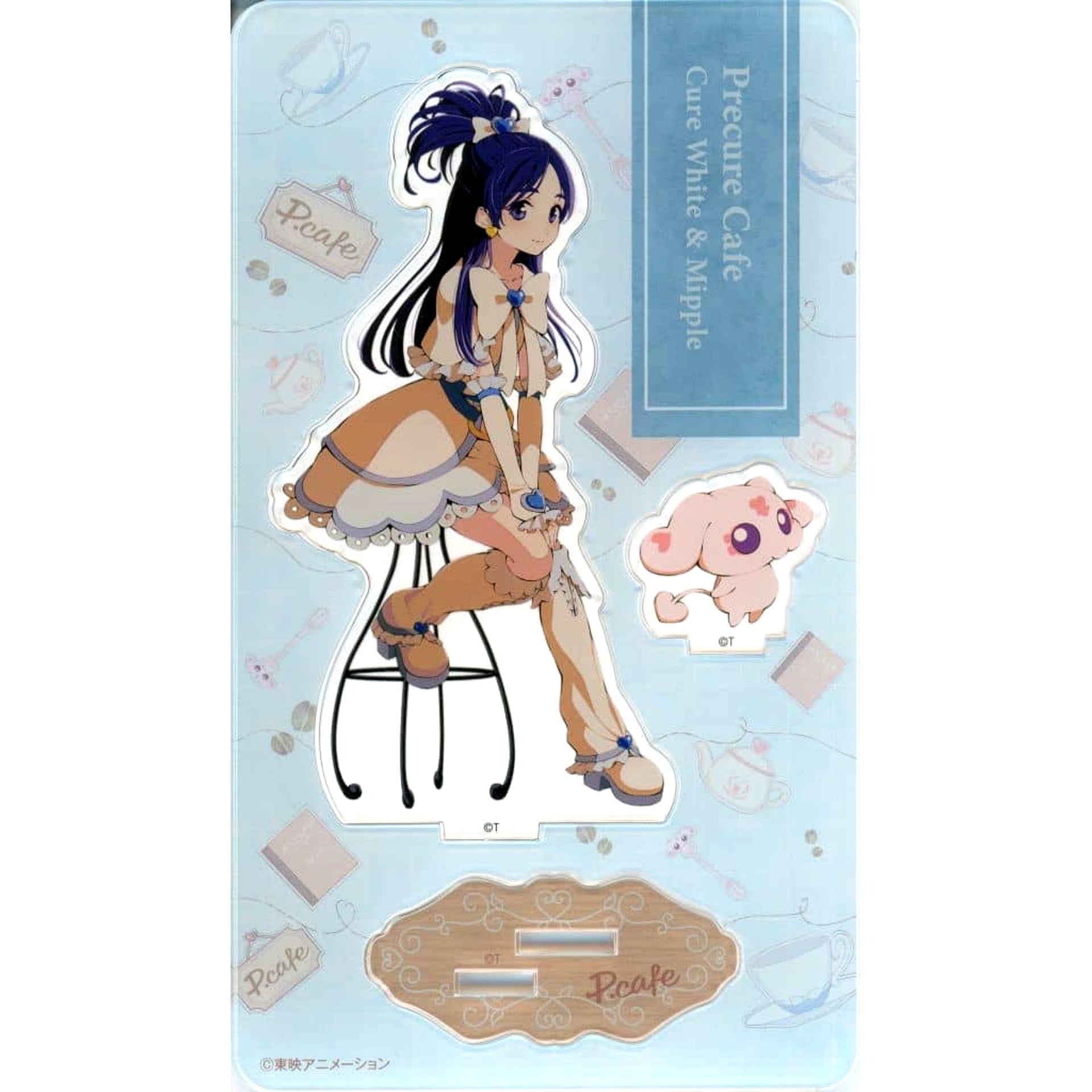 Cure White Pretty Cure Max Heart Acrylic Stand [USED]
