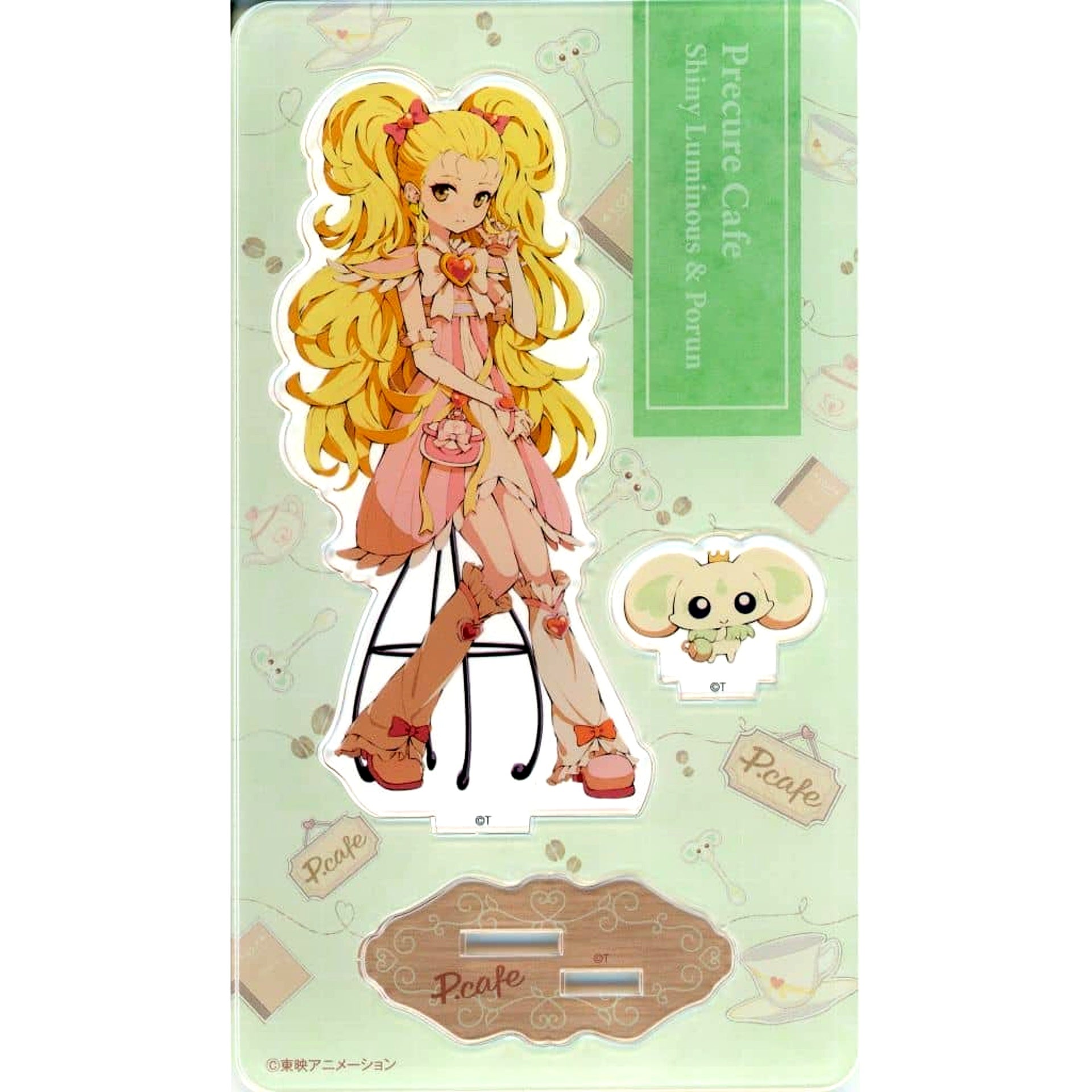 Shiny Luminous Pretty Cure Max Heart Acrylic Stand [USED]