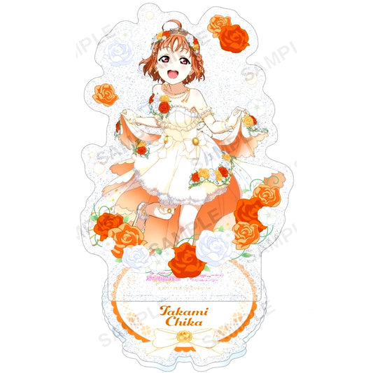 Chika Takami Kirarin Acrylic Stand Aqours Wedding Ver. Love Live! School Idol Festival [USED]