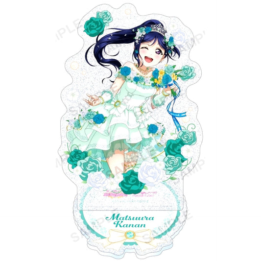 Kanan Matsuura Aqours Wedding Ver. Sparkling Acrylic Stand Love Live! School Idol Festival [USED]