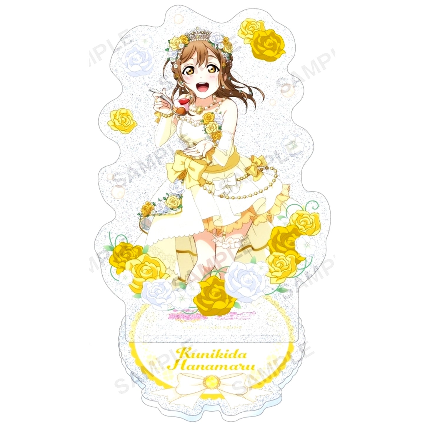Hanamaru Kunikida Love Live! School Idol Festival Aqours Wedding Ver. Kirarin Acrylic Stand [USED]
