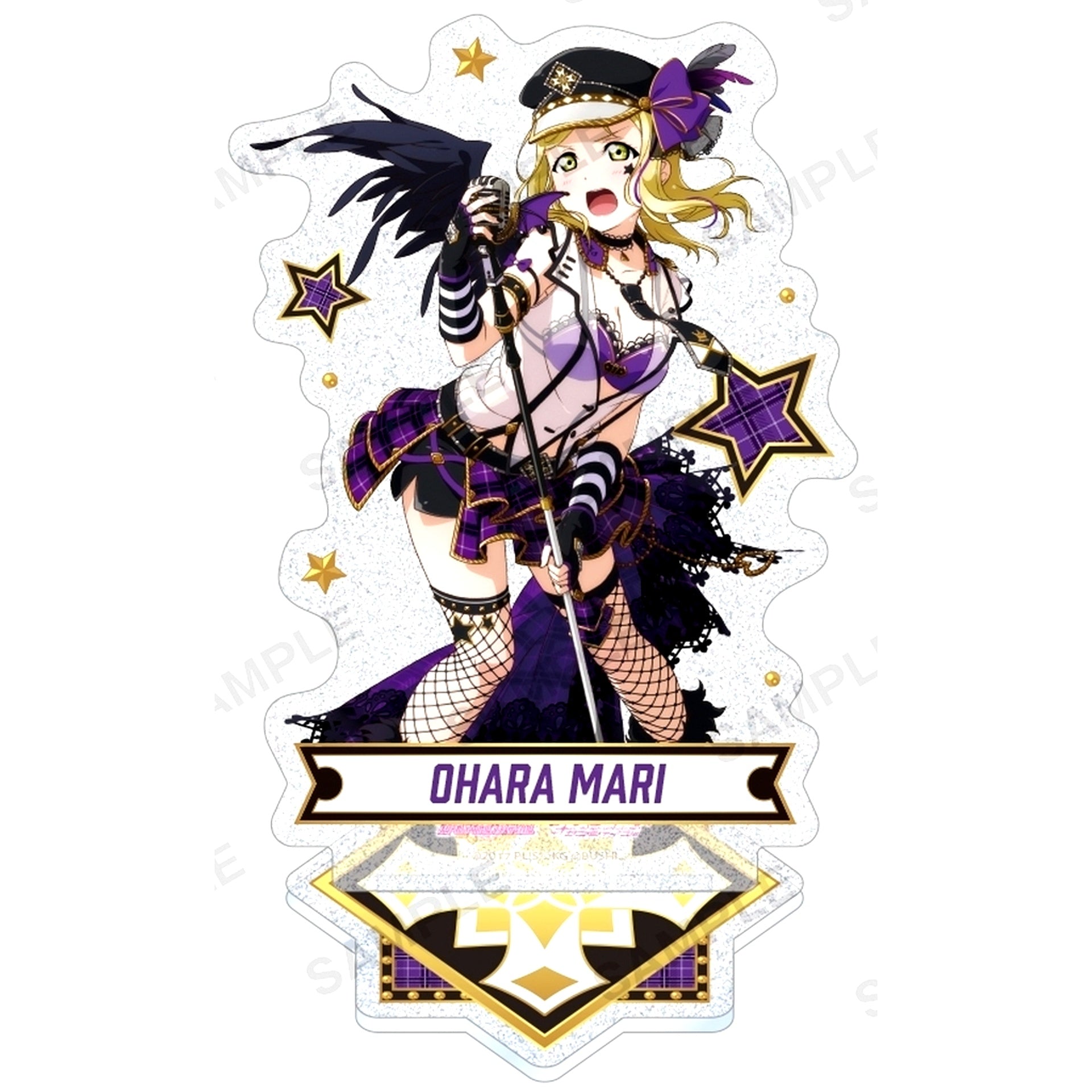 Mari Ohara Kirarin Acrylic Stand Aqours Punk Rock Ver. Love Live! School Idol Festival [USED]