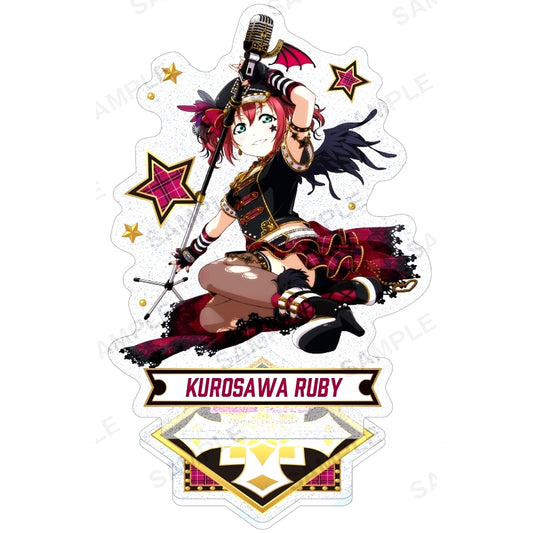Ruby Kurosawa Love Live! School Idol Festival Aqours Punk Rock Ver. Kirarin Acrylic Stand [USED]