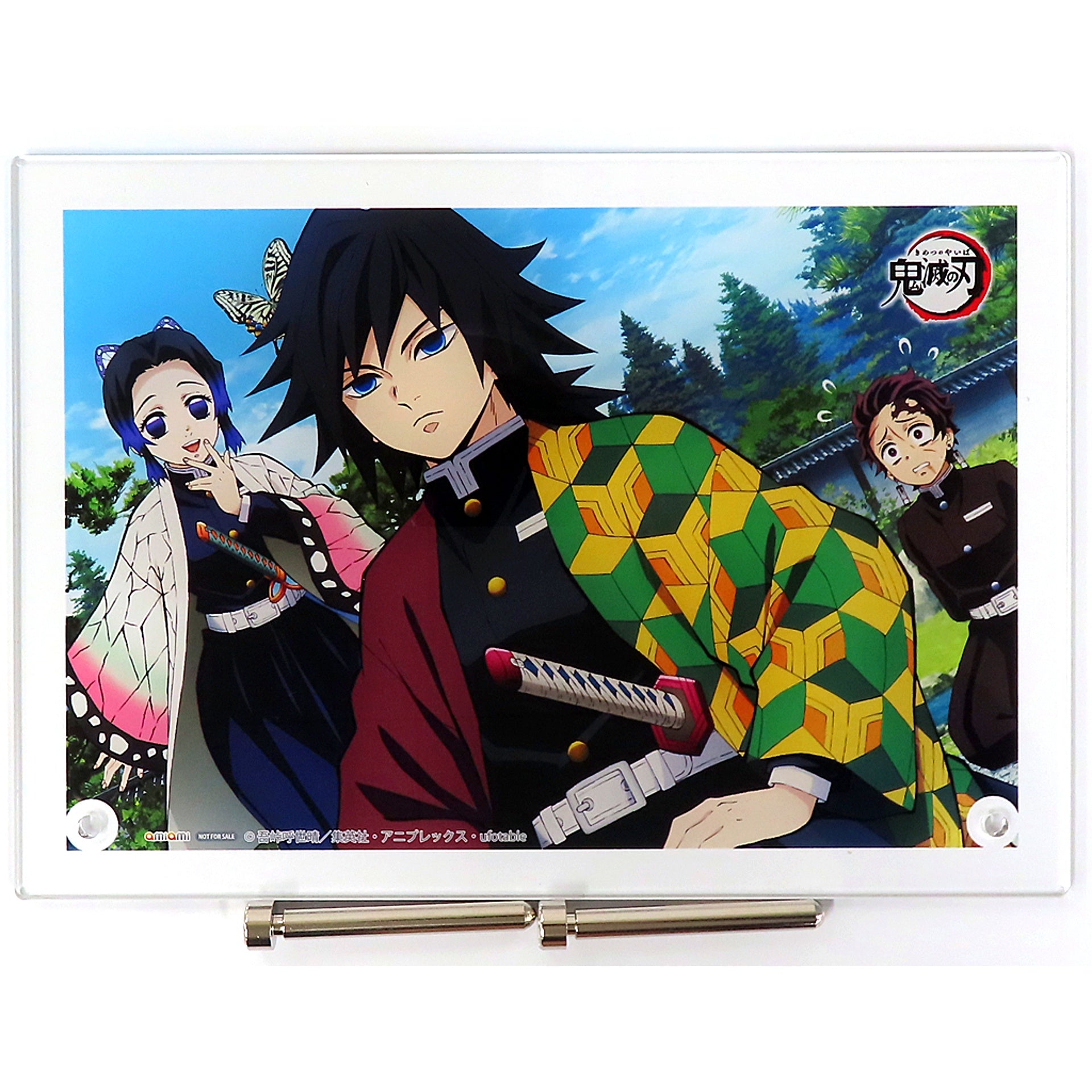 Group Acrylic Character Plate Demon Slayer: Kimetsu no Yaiba 1/8 PVC Painted Completed Figure Giyu Tomioka DX Ver. AmiAmi Limited Purchase Bonus [USED]