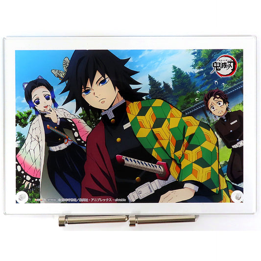 Group Acrylic Character Plate Demon Slayer: Kimetsu no Yaiba 1/8 PVC Painted Completed Figure Giyu Tomioka DX Ver. AmiAmi Limited Purchase Bonus [USED]
