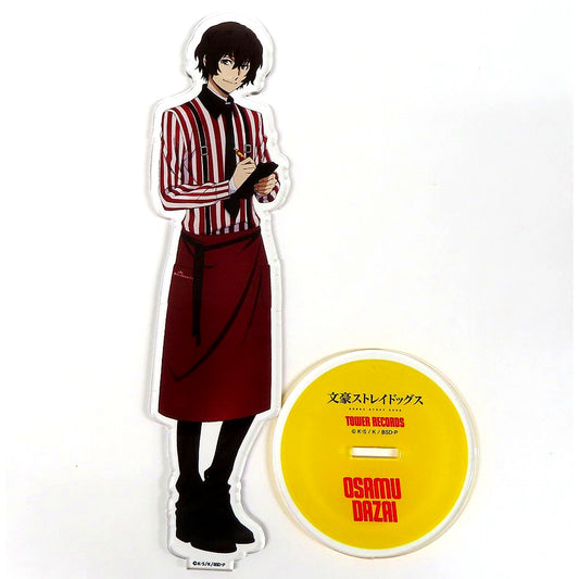 Osamu Miya Big Acrylic Stand Bungo Stray Dogs x TOWER RECORDS CAFE [USED]