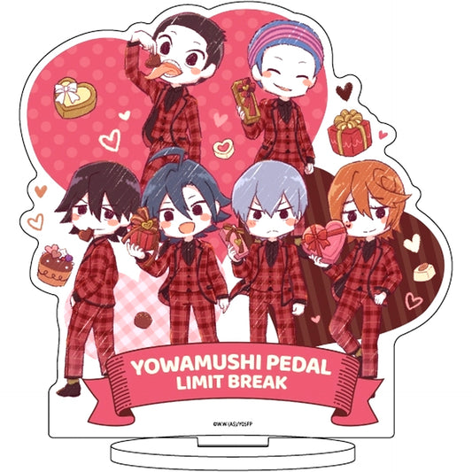 42. Group Design B Valentine Ver. GraffArt Illustration Acrylic Stand Yowamushi Pedal LIMIT BREAK [USED]