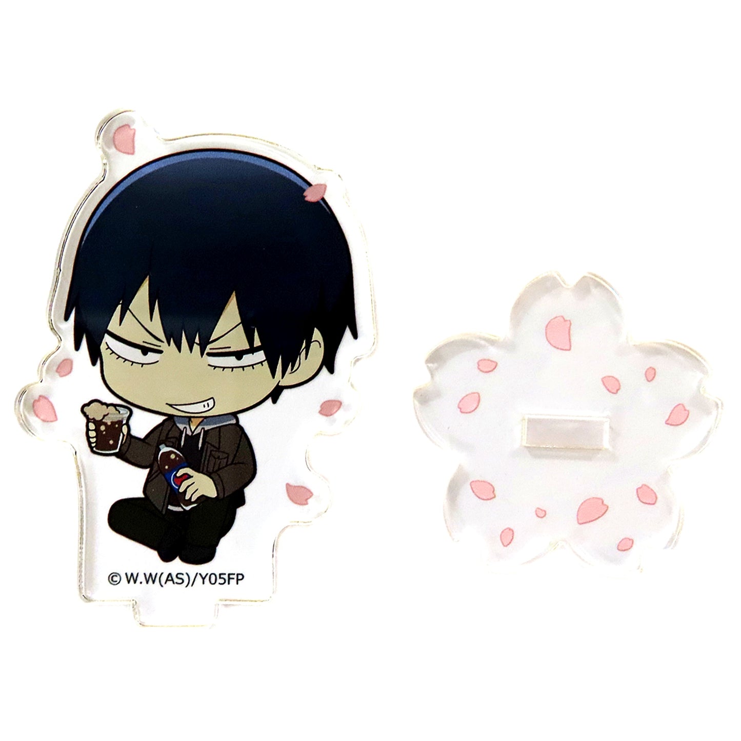 Yasutomo Arakita Chibi Character Acrylic Stand Yowamushi Pedal LIMIT BREAK x Collabo Cafe Honpo [USED]