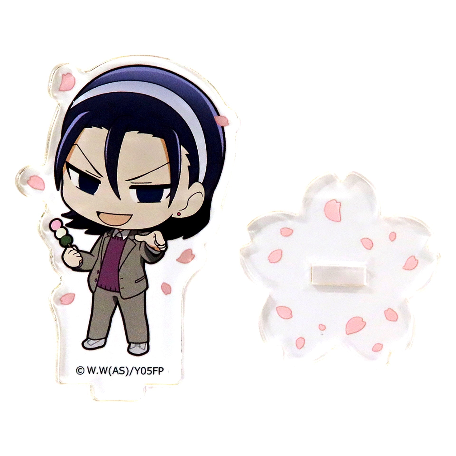 Jinpachi Todo Chibi Character Acrylic Stand Yowamushi Pedal Limit Break x Collabo Cafe Honpo [USED]