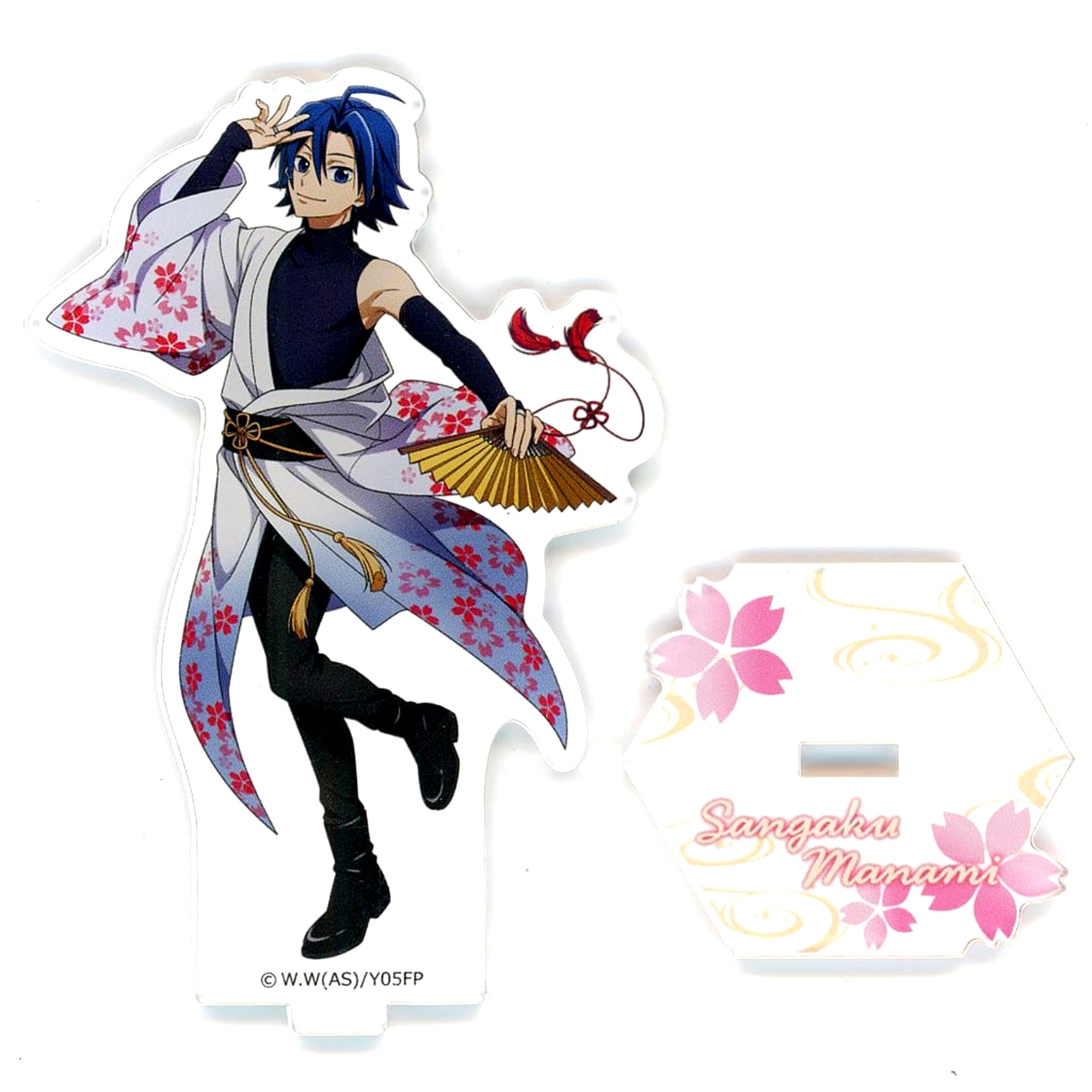Sangaku Manami Life-Size Acrylic Stand Yowamushi Pedal LIMIT BREAK x Collabo Cafe Honpo [USED]